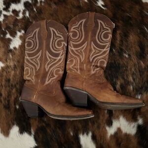 Brown Durango Snip toe Cowboy boots